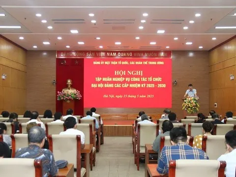 Đảng bộ Hội Luật gia Việt Nam tham gia tập huấn nghiệp vụ công tác tổ chức Đại hội Đảng các cấp