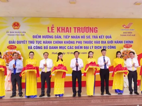 TP. Huế triển khai 9 điểm giải quyết TTHC không phụ thuộc vào địa giới