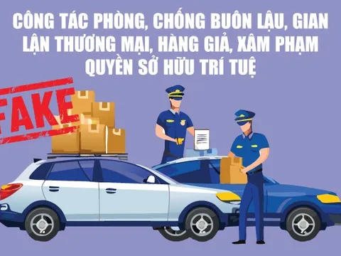 Infographics: Công tác phòng, chống buôn lậu, gian lận thương mại, hàng giả, xâm phạm quyền sở hữu trí tuệ