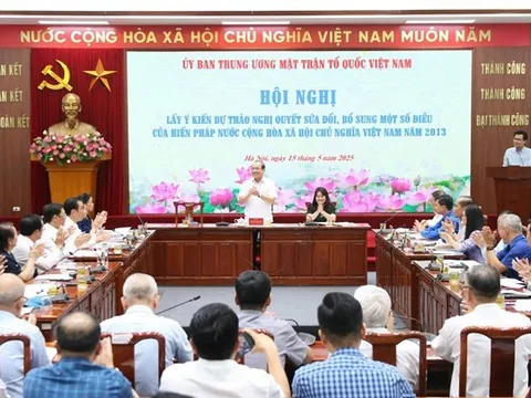 MTTQ Việt Nam lấy ý kiến tham gia sửa đổi Hiến pháp