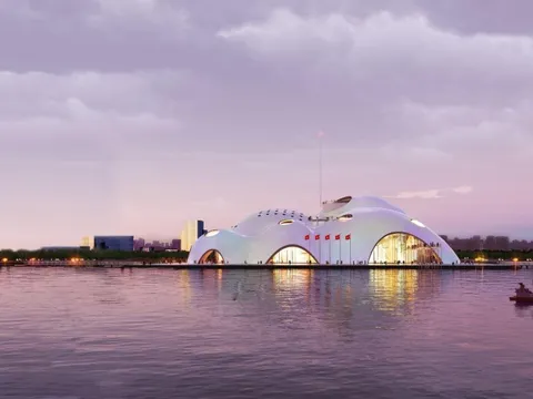 Soi kiến trúc “độc nhất vô nhị” của Nhà hát Opera Hà Nội tại Hồ Tây
