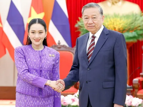 Tổng Bí thư Tô Lâm tiếp Thủ tướng Thái Lan