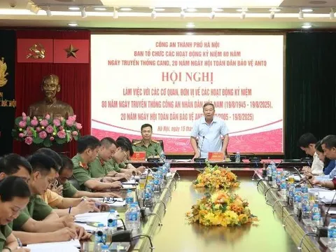 Công an Hà Nội: Nhiều hoạt động kỷ niệm 80 năm ngày thành lập ngành