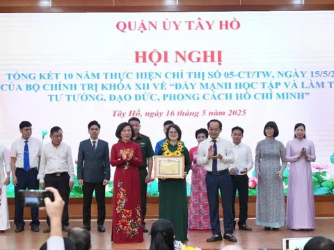 Quận Tây Hồ: Lan tỏa sâu rộng việc học tập và làm theo tư tưởng, đạo đức, phong cách Hồ Chí Minh