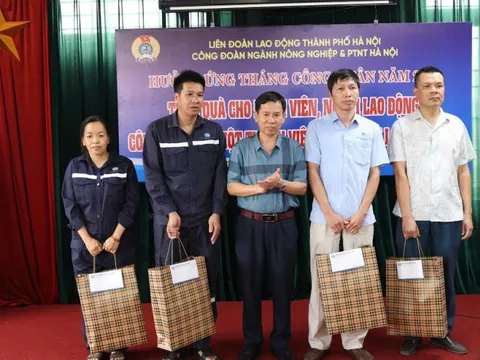 Thăm, tặng quà cho công nhân lao động khó khăn, bị tai nạn lao động