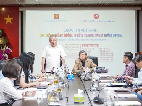 Sinh viên Đại học Mỹ thuật TPHCM hào hứng với Cuộc thi vẽ tranh ‘Di sản văn hóa Việt Nam qua hội họa’