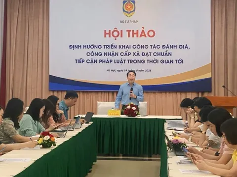 Định hướng công tác đánh giá, công nhận cấp xã đạt chuẩn tiếp cận pháp luật