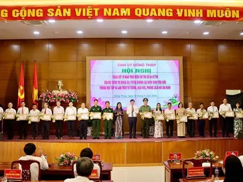 Đồng Tháp: Hơn 431.600 lượt cán bộ, đảng viên đăng ký tu dưỡng, rèn luyện, nêu gương
