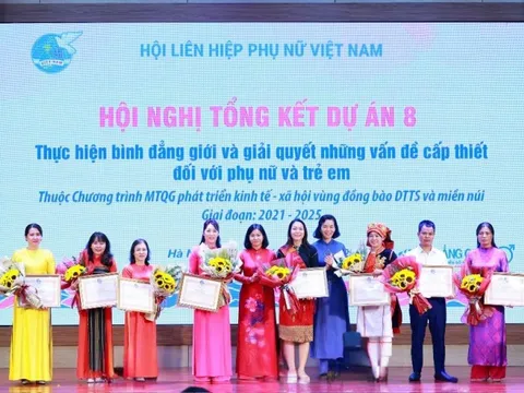 Biểu dương 20 tập thể và 10 cá nhân có thành tích tiêu biểu trong triển khai thực hiện Dự án 8