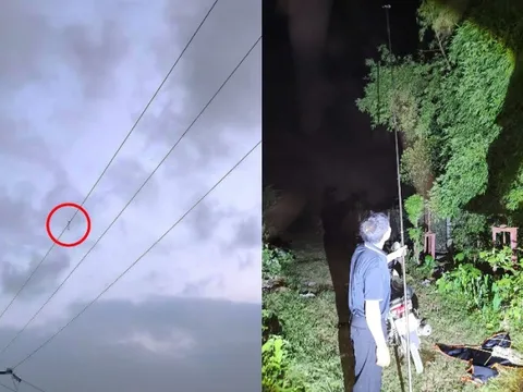 EVNHANOI khuyến cáo người dân tuyệt đối không thả diều gần đường dây điện