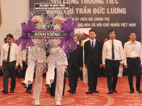 Tp.HCM tổ chức lễ viếng nguyên Chủ tịch nước Trần Đức Lương