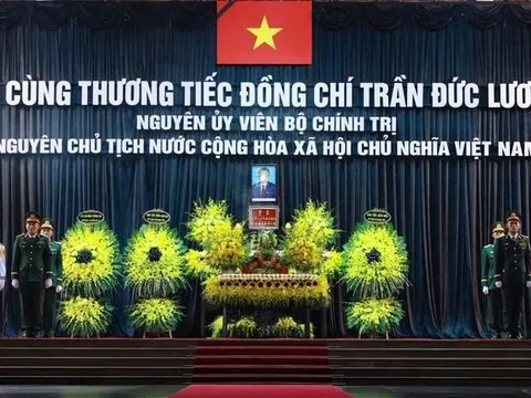 Tổ chức trọng thể Lễ truy điệu nguyên Chủ tịch nước Trần Đức Lương