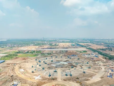Phá kỷ lục tiến độ, Trung tâm Triển lãm Quốc gia - biểu tượng phát triển mới của Thủ đô lộ diện