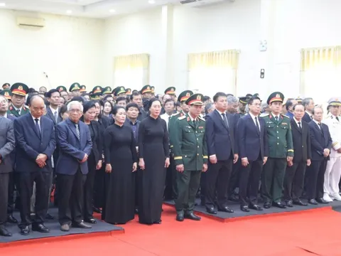 Lễ truy điệu nguyên Chủ tịch nước Trần Đức Lương tại Quảng Ngãi