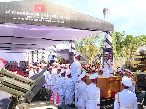 Lễ an táng nguyên Chủ tịch nước Trần Đức Lương