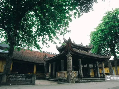 Nét cổ kính của đình làng Mai Hiên