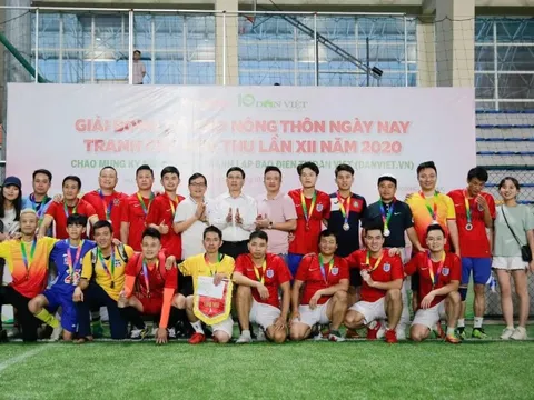 Tạp chí Đời sống & Pháp luật tham gia Cúp Vàng Dân Việt