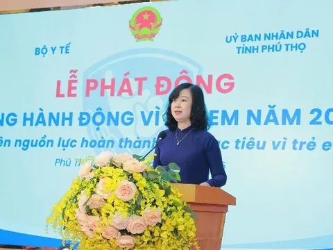 Bộ Y tế phát động Tháng hành động vì trẻ em năm 2025