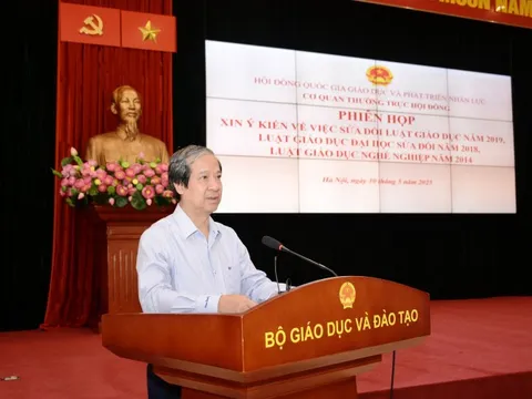 Bộ trưởng Nguyễn Kim Sơn: Sửa luật giáo dục để tạo đột phá về đầu tư và chất lượng