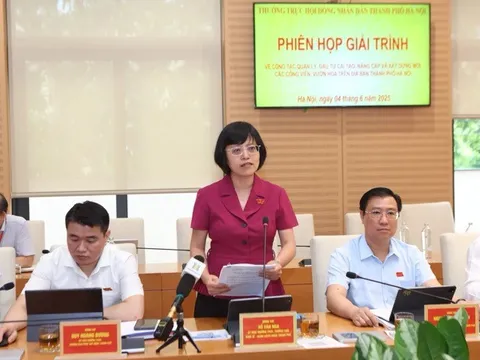 Công viên Kim Quy đã được HĐND TP Hà Nội giải trình, chất vấn đến nay vẫn chậm tiến độ