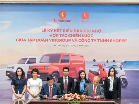 Vingroup và Shopee hợp tác chiến lược phát triển hạ tầng thương mại điện tử gắn với phát triển bền vững