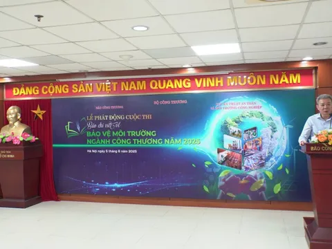 Phát động Giải báo chí viết về bảo vệ môi trường ngành công thương 2025