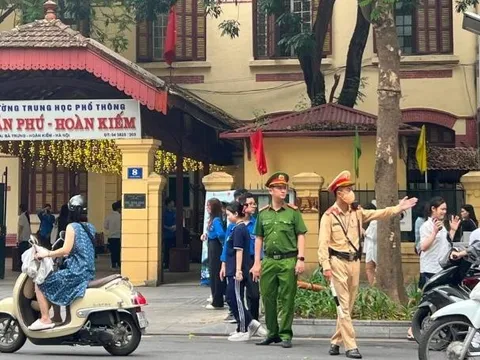 Công an Hà Nội bảo đảm an ninh, an toàn tuyệt đối cho kỳ thi vào lớp 10 THPT