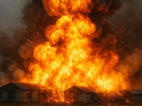 Kho vũ khí Ukraine bị xóa sổ trong vụ nổ dữ dội: Đòn tấn công chính xác từ Nga