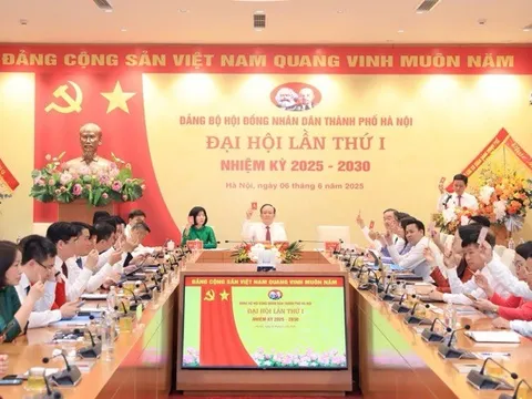 Đại hội lần thứ 1 Đảng bộ HĐND thành phố Hà Nội thành công tốt đẹp
