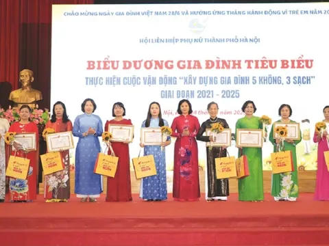 Hiệu quả từ cuộc vận động “Xây dựng gia đình 5 không, 3 sạch”