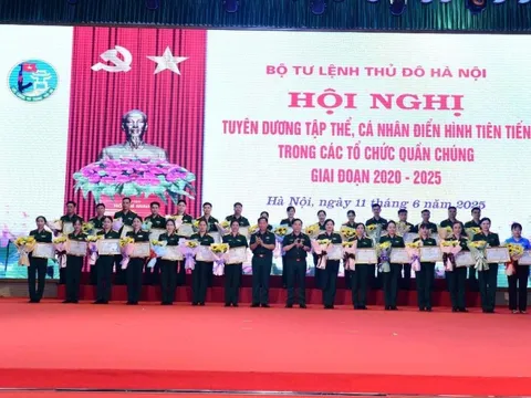 Bộ Tư lệnh Thủ đô tuyên dương 30 điển hình tiên tiến