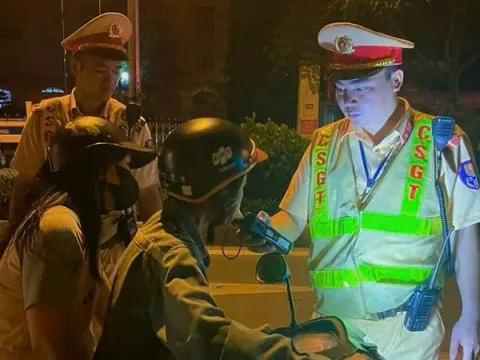 Thạch Thất: Kiểm soát chặt nồng độ cồn phòng ngừa tai nạn giao thông