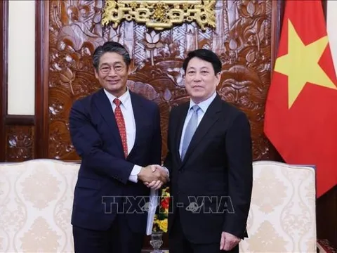 Chủ tịch nước Lương Cường tiếp Đại sứ Nhật Bản