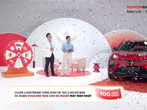 Lộ diện chủ nhân ô tô VinFast - Giải thưởng khủng từ “Sinh Lời Trúng Lớn” cùng Techcombank
