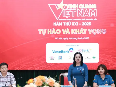 Tôn vinh 19 cá nhân, tập thể tại Chương trình Vinh quang Việt Nam 2025