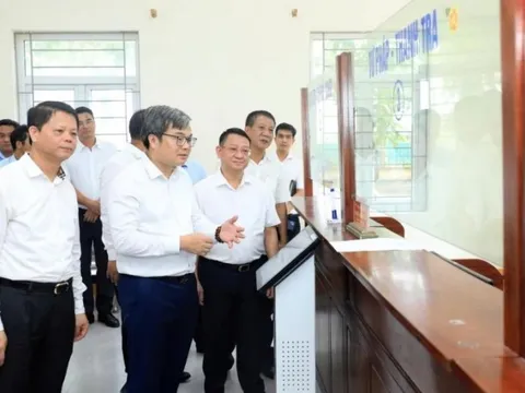 Lãnh đạo UBND TP Hà Nội kiểm tra vận hành chính quyền 2 cấp tại Mê Linh