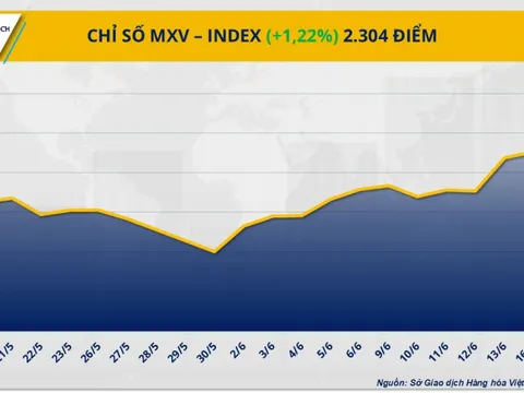 Chỉ số MXV-Index bật lên vùng 2.300 điểm