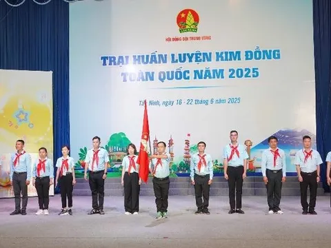 165 trại sinh tham gia Trại huấn luyện Kim Đồng toàn quốc