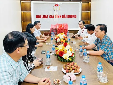 Thống nhất dự thảo Đề án sắp xếp, hợp nhất Hội Luật gia Tp.Hải Phòng và tỉnh Hải Dương