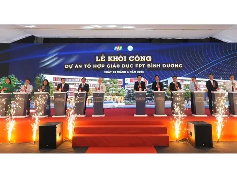 Phó Thủ tướng Mai Văn Chính dự Lễ khởi công Tổ hợp giáo dục FPT tại Bình Dương