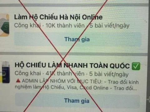 Cảnh giác trước chiêu trò hỗ trợ làm "hộ chiếu, visa nhanh" trên mạng xã hội