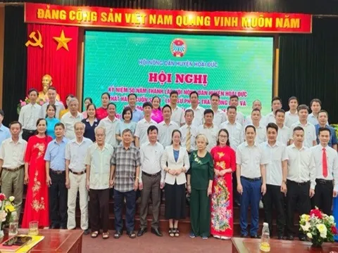 50 năm, Hội Nông dân huyện Hoài Đức đã phát triển 15.000 hội viên