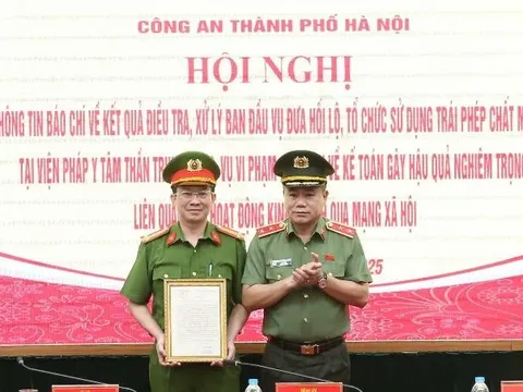 Bí thư Thành ủy Bùi Thị Minh Hoài gửi Thư khen Công an thành phố Hà Nội
