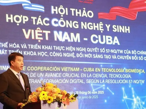 Việt Nam và Cuba thúc đẩy hợp tác công nghệ y sinh điều trị ung thư, đột quỵ