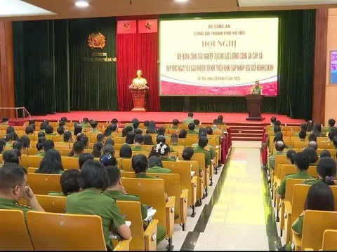 Hà Nội: Hơn 10.200 cán bộ công an cấp xã dự hội nghị tập huấn nghiệp vụ chính quyền hai cấp