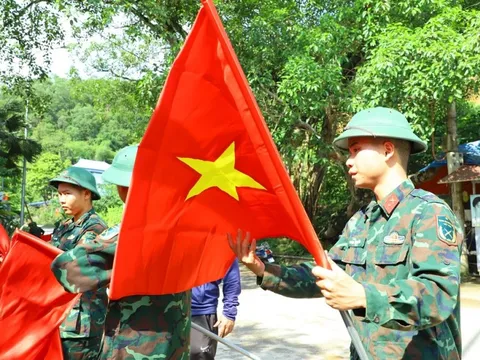 Xã Yên Xuân (mới) trang hoàng rực rỡ, sẵn sàng cho Lễ công bố Quyết định thành lập