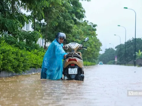 Miền Bắc mưa to, có nơi mưa rất to
