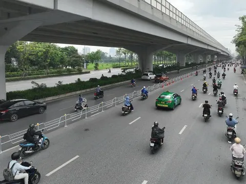 Hà Nội: Từ 4/7 sẽ thực hiện phân làn trên đường Phạm Văn Đồng