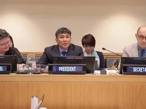 Việt Nam đảm nhiệm vị trí Chủ tịch Hội nghị các quốc gia thành viên Công ước Luật Biển