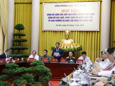 Công bố Lệnh của Chủ tịch nước về 15 luật, 1 pháp lệnh vừa được thông qua